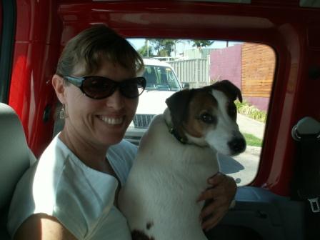 Photo - Pam and her pal Harry