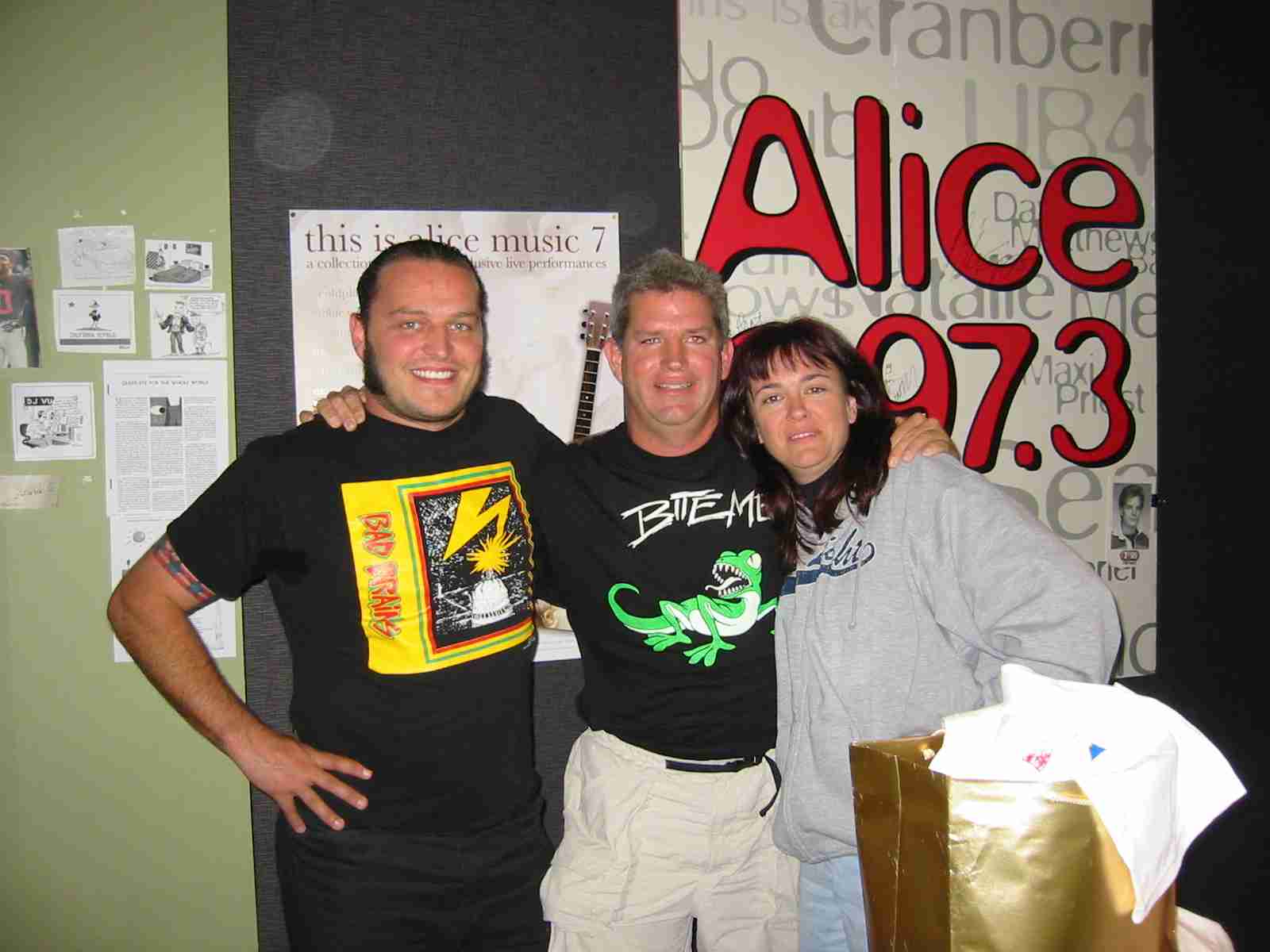 Picture of Scott on Alice Radio's Morning Show
